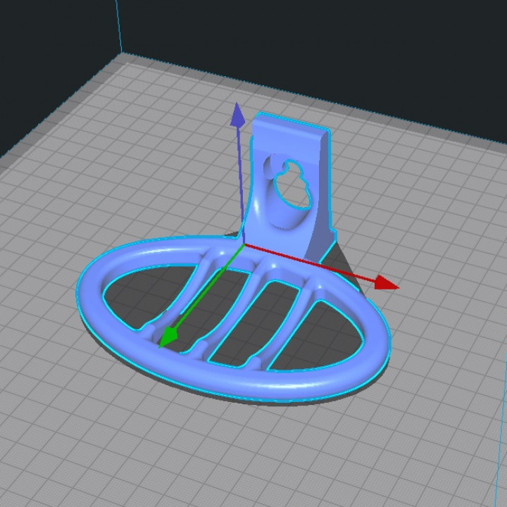 mur savon titulaire soutien 3D print model - Mito3D