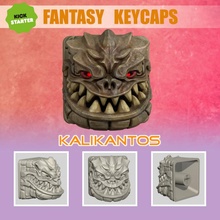kalikantos creature devil fantasy monster miniature keyboard keycap 3d print model - Mito3D