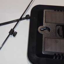 zip tie pin holder openscad customizer ziptie 3d print model - Mito3D