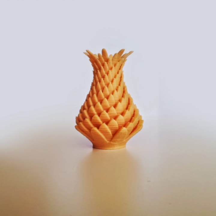 leaf vase 4 & garden 3D print model - Mito3D