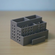 remote control stand holder organizer 3d print model - Mito3D
