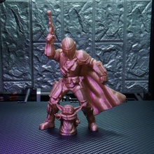 mandaloriano apoyo gratis remezclar pose 1 acción figura héroe estrella guerra Galaxias yoda arte fan 3d print model - Mito3D