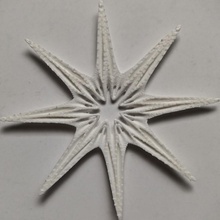 stella walldecor Natale ornamento arredamento homehomedecor eight pointed 3d print model - Mito3D
