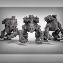 robots table robot steampunk mecha scifi 3d print model - Mito3D