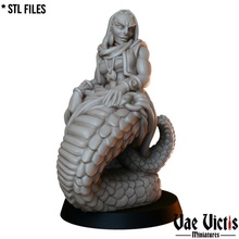 naga tabletop creature desert fantasy monster rpg shaman tribe 3d print model - Mito3D
