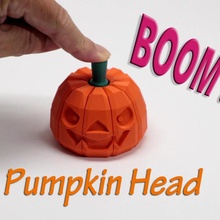 boom pumpkin head store halloween pumpkin boom pumpkinhead blow-up 3d print model - Mito3D