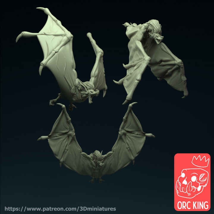 gigante pipistrelli tavolo warhammer dnd warhammerfantasy ageofsigmar vampiri signori dei 3D print model - Mito3D