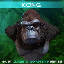 kong Geschäft Tier Büste Kreatur Fantasie Monster Gorilla Kingkong 3d print model - Mito3D