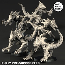 extraterrestre agression grognements table 40k rpg jeux guerre marteau extraterrestres 28mm dnd tyranides onépagerules 3d print model - Mito3D