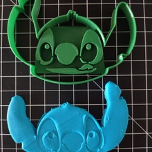 stitch head cookie cutter lilo 3d print model - Mito3D