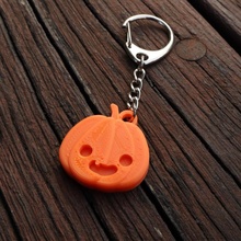 halloween pumpkin keychain hardprint 3d print model - Mito3D
