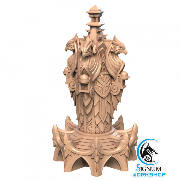 magical spire tabletop rpg wargaming d&d dnd 32mm legendsofsignum 3D print model - Mito3D