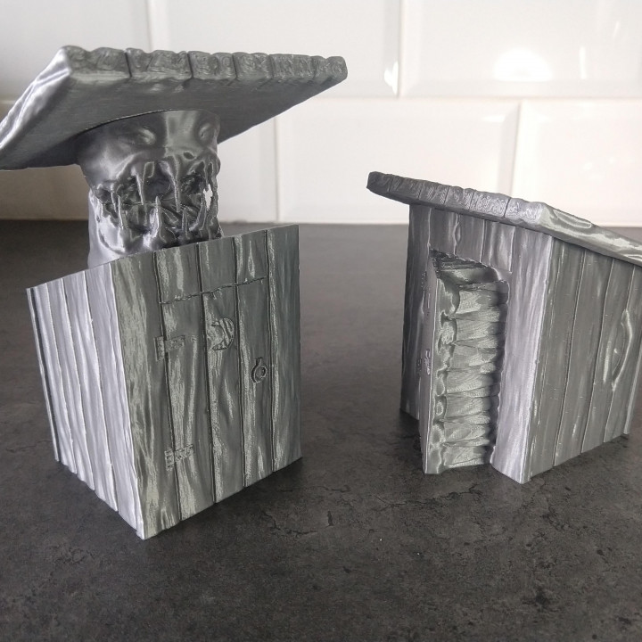 outhouse mimic tabletop games monster d&d dnd dungeon&dragons 3D print model - Mito3D