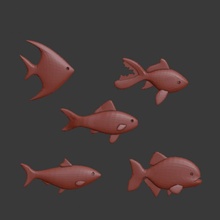 balık 3d print model - Mito3D