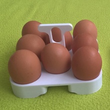uova titolare supporto 8pcs cucina 3d print model - Mito3D
