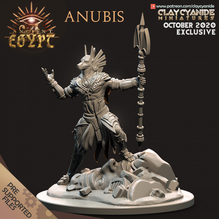 anubis table 3D print model - Mito3D