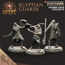 egyptian guards tabletop 3d print model - Mito3D