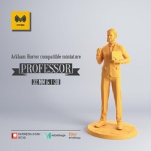 Professor Arkham Grusel kompatibel Tischplatte Miniaturen Miniatur Horror 3d print model - Mito3D