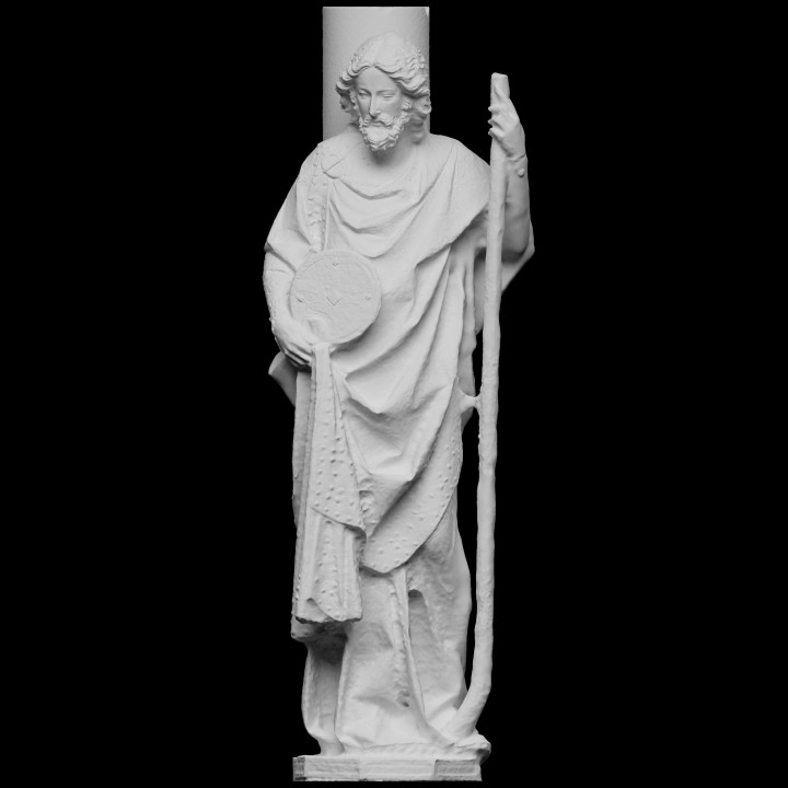 Santo James escanear París Francia Scantheworld bíblico apóstol 3D print model - Mito3D