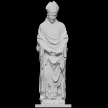 papa clemente architettura scultura statua scantheworld 3d print model - Mito3D