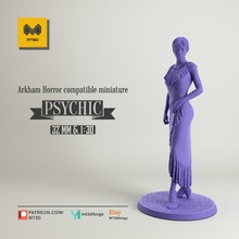 psişik Arkham korku uyumlu masaüstü minyatürler minyatür arkham 3d print model - Mito3D