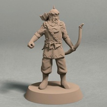 empire jagrad archer pose 1 miniature stl file tabletop ancient fantasy rpg soldier wargame 3d print model - Mito3D