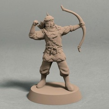 empire jagrad archer pose 3 miniature stl file education ancient rpg soldier wargaming warfare tabletop 3d print model - Mito3D