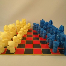 médico xadrez caprichoso 3d print model - Mito3D