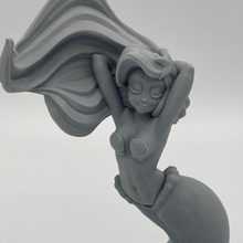 mignonne Sirène boutique fantaisie femelle aquatique marin 3d print model - Mito3D