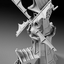 fantasia moinho vento 3d print model - Mito3D