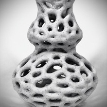 hole vase cool holes 3d print model - Mito3D