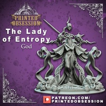 lady entropy - pre supported boss encounter 100 mm d&d store big dragons dungeons female hell kickstarter monster plane scary woman printed bad fury patreon dnd pain heaven obsession scape hath torment 3d print model - Mito3D