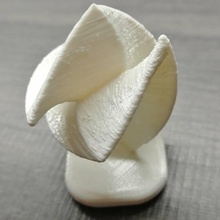 giro florero jardín flor twist 3d print model - Mito3D