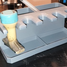 Porta pullar kalemler kağıt tutacağı pul Kulp destek klipler geeetech a10 3d print model - Mito3D