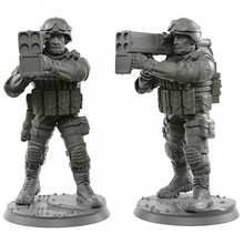rocket launcher 02 tabletop army modern soldier miniature soldiers infantry 3d print model - Mito3D
