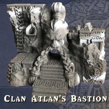 clan atlan bastión mesa enano juego encuentro moria Entrada mordedura dragón 3d print model - Mito3D