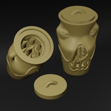 tencere mimik masaüstü canavar d dnd zindan ejderhalar 3d print model - Mito3D