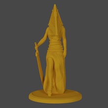 pyramid head female version undead tall large hill greatsword silent 3d print model - Mito3D
