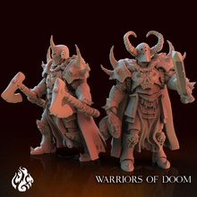 warriors doom store god hell rpg wargames miniature tabletop chaos dnd pathfinder tabletopgames foundry crippled crippledgodfoundry crippledgod doomwarriors chaoswarrior warriorofchaos 3d print model - Mito3D