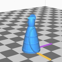 sencillo arquero mesa juego rpg d 3d print model - Mito3D