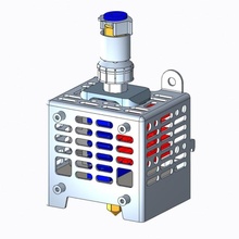 sistema anti giro tubo ptfe obstrucción boquilla geeetech a10 rodamiento Bowden hotend potenciar mr137zz 3d print model - Mito3D