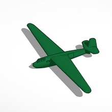 dfs 230 Tedesco assalto aeromobili aereo ww2 durante seconda guerra mondiale 3d print model - Mito3D