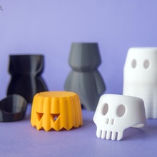spooky fella halloween pumpkin skull toy vampire witch fillamentum fillafella spookyfella2020 flowalistic 3d print model - Mito3D