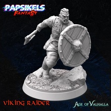 viking raider libre hache Valhalla 3d print model - Mito3D