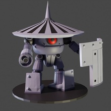 Gorubesshu Spiel Roboter Megaman Feind Legenden Revaverbot 3d print model - Mito3D