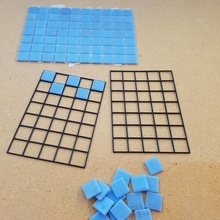 swimming pool tile repair stencil diy 3d print model - Mito3D
