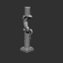 serpent pilier colonne 3d print model - Mito3D