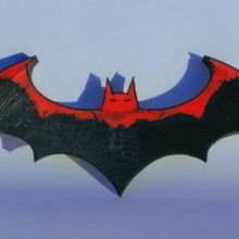 bastão pingente jóias morcego batman filme dc quadrinhos 3d print model - Mito3D