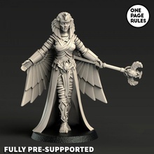 mummy queen tabletop 40k rpg skeleton tomb undead wargames warhammer kings 28mm dnd onepagerules 3d print model - Mito3D