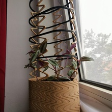 stackable pot climbing plants 3d print model - Mito3D